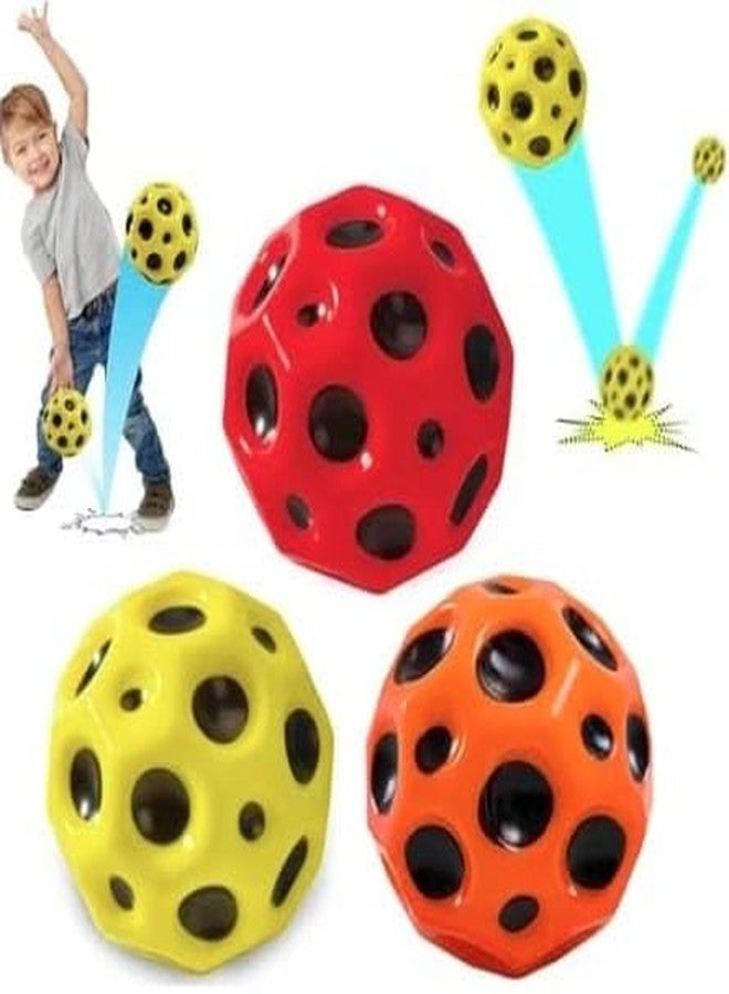 Tera13 TERA 13 Super High Bouncing Ball, Space Ball Outdoor Indoor Picnic Ball, Sports Training Ball for Children Kids Adults Toys Rubber Ball, Moon Ball for Kids and Adults, Softball (2 pcs) - Image 3